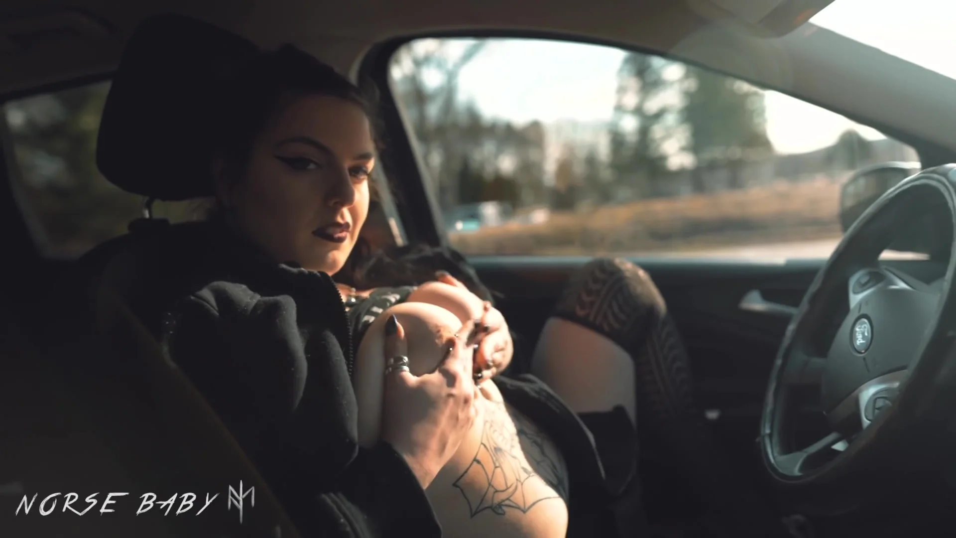 Public Masturbation In The Car And Outside (norsebaby)
