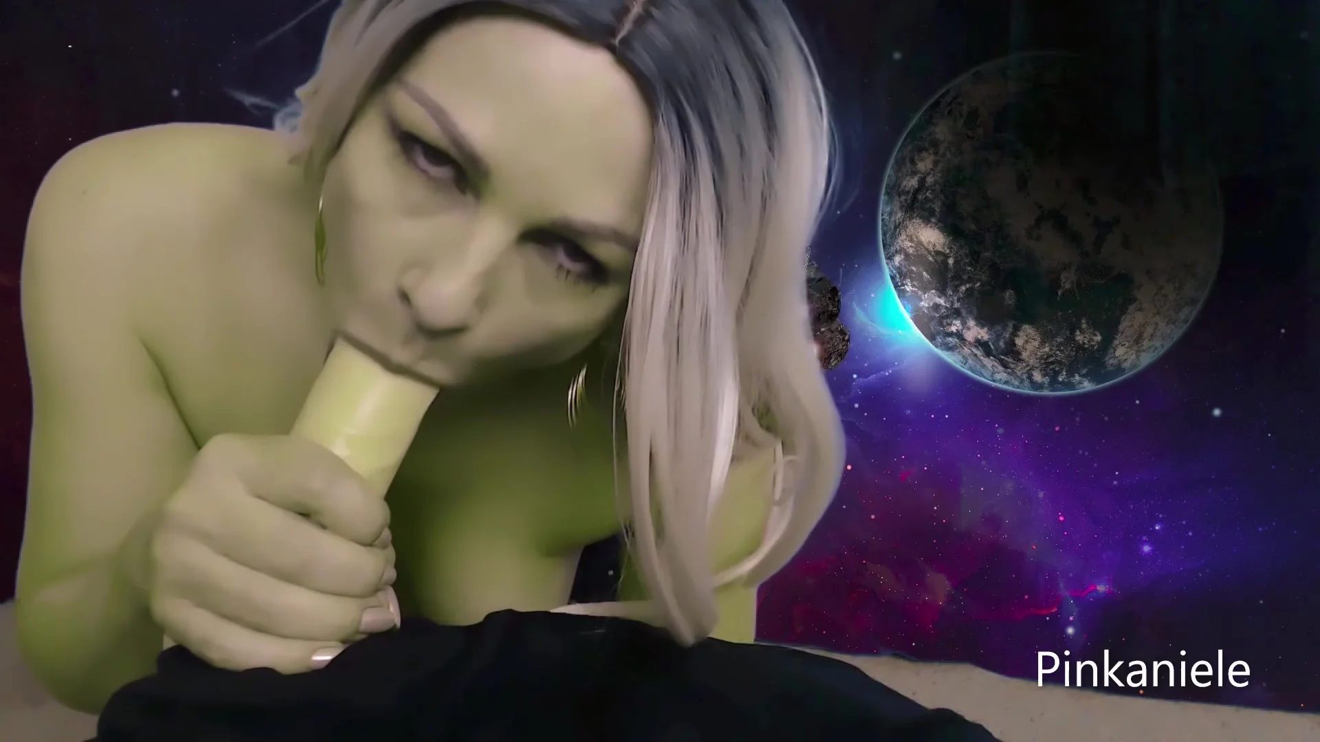 Pinkdaniele - Black Hole-hot Blonde Milf Dildo Sucking