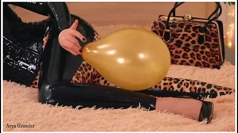 Arya Grander - Air Balloon Fetish Compilation Inflatable Looner Fetish Video