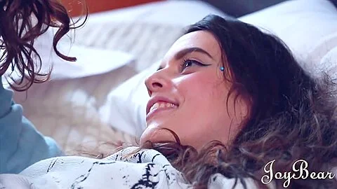 Julia Roca In Curious Hottie Seduces Her Housemate Into Sensual Lesbian Sex