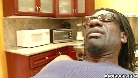 Smiling blonde Tara Lynn Foxx enjoys huge black dick