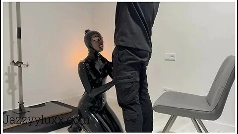Slave Girl During Blowjob Training