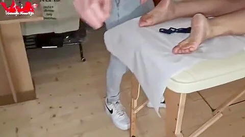Wife Pays For Home Massage With Ass While Cuckold Watches