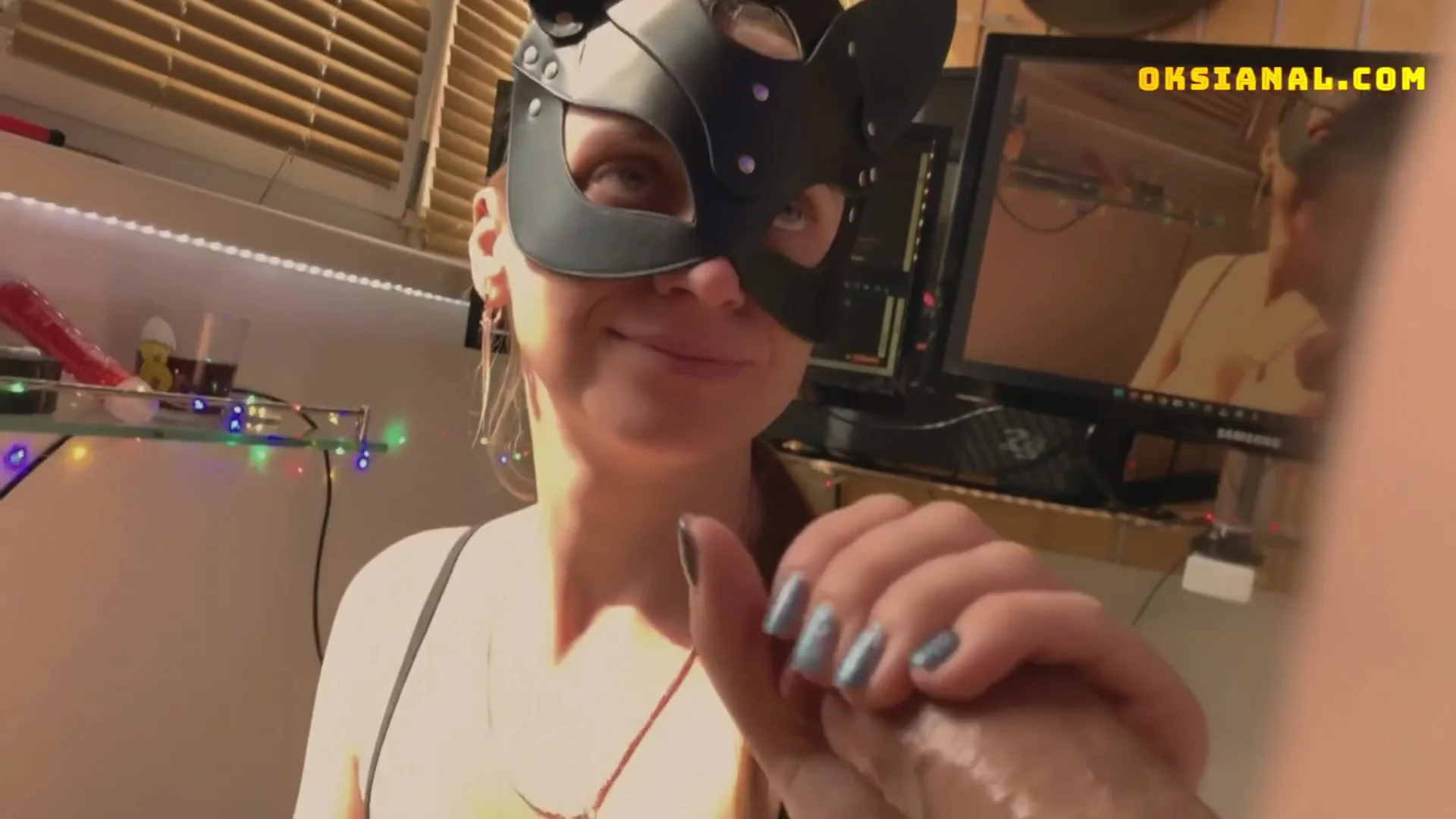 Wife Gets Anal Creampie From Husband After A Long Day At Webcam. Wife Anal Creampie. Oksianal