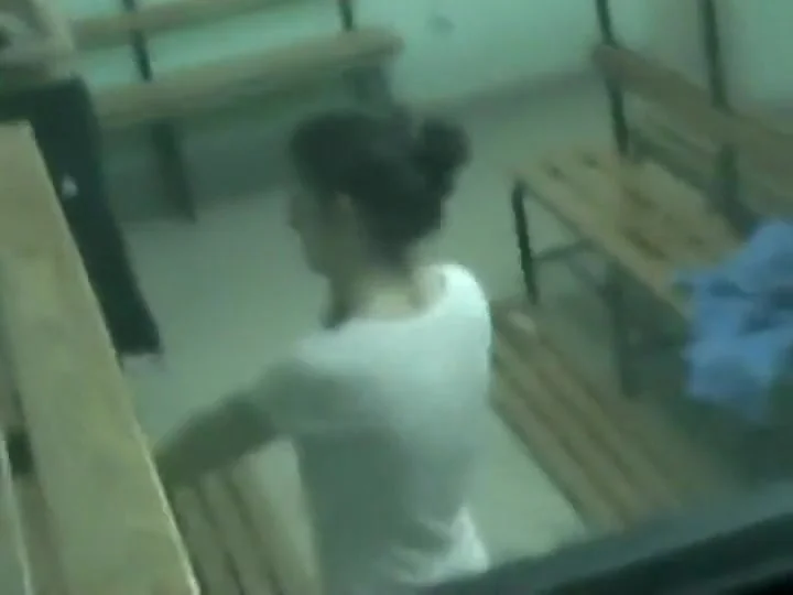 Adorable teens 18+ spied in school lockers