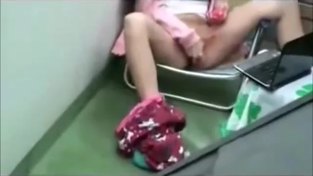 Spying my horny Step sister masturbating in terrace