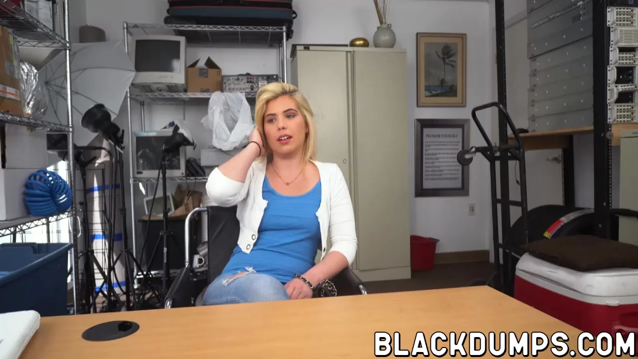 Blonde tattooed latina babe rides massive black cock hard