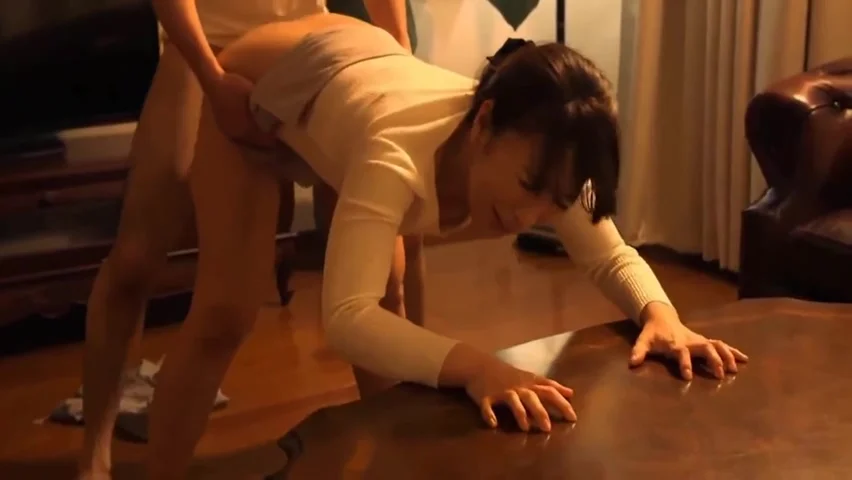 Asian Milf Fucked Over House Step brother-in-law