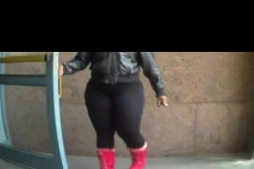 Thick Ebony Booty in Spandex