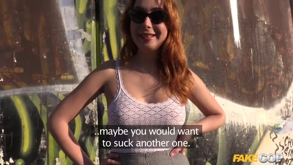 Ginger Russian Gives World Class Blowjobs 1