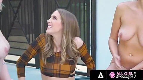 Bella Rolland And Kenzie Madison - Pervert Neighbor Has A Hard Threesome With Sexy And