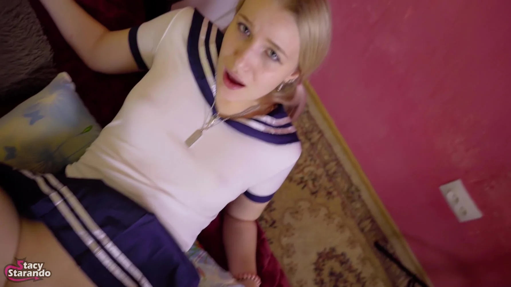 Roommate Prevents teen 18+ Girl Shooting Tik Tok