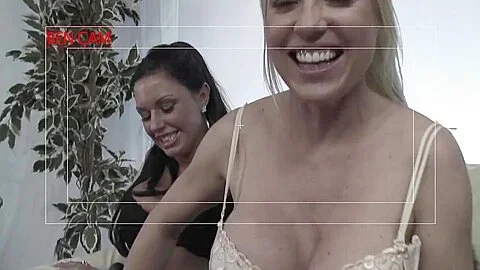 Cindy Behr And Kerry Louise In Milfs With Big Boobs And In Lingerie