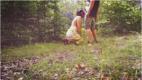 Verified Amateurs - This Is The Only Way To Treat A Submissive Slut Wife...humilation Golden Piss Outdoor Collar Leasher