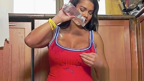 Busty maid Chloe Lamour takes an anal ride with house owner