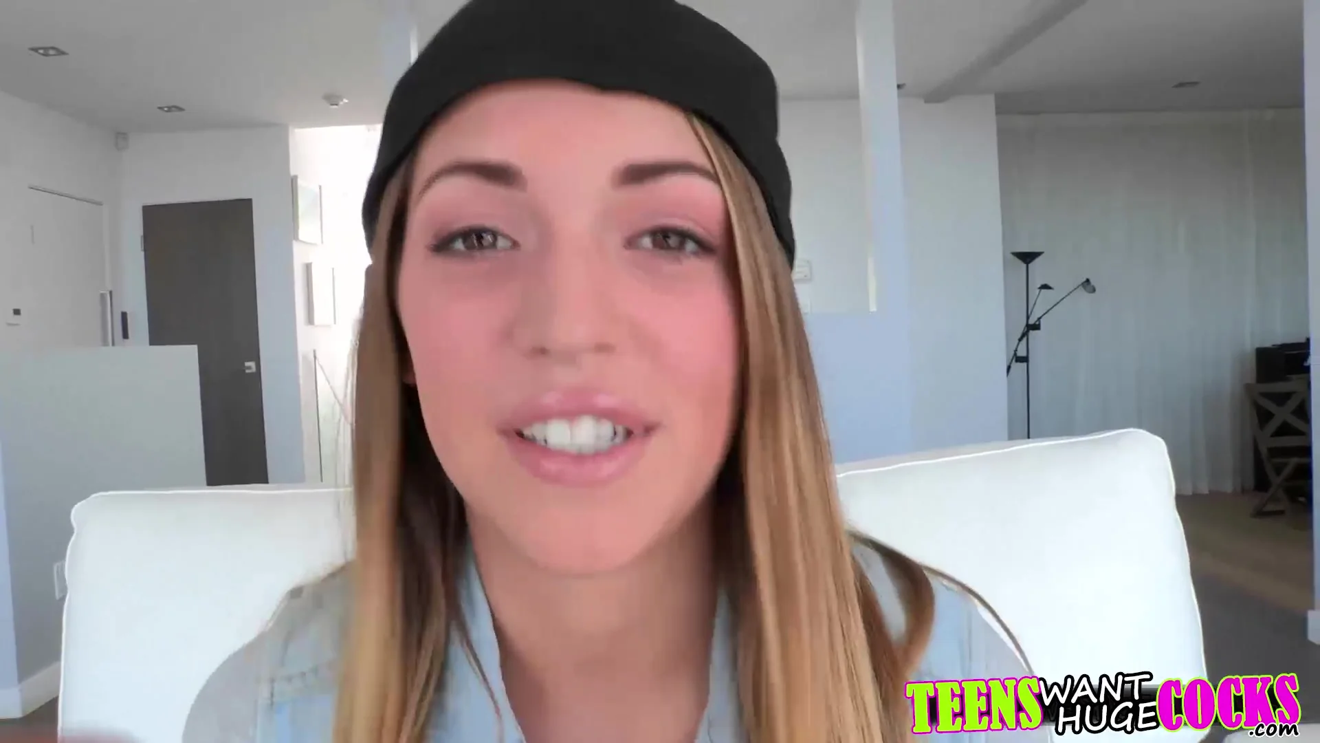 teen 18+ blonde hottie has a huge appetite for huge dicks