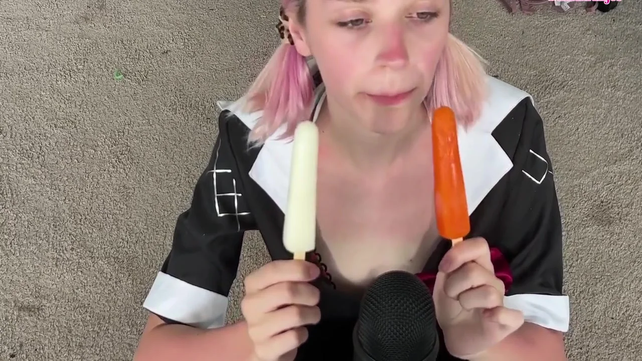 Asmr- Popsicle Sucking With