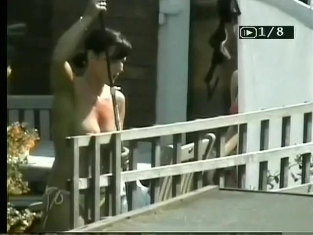 Busty friends sunbathing their intimate zones