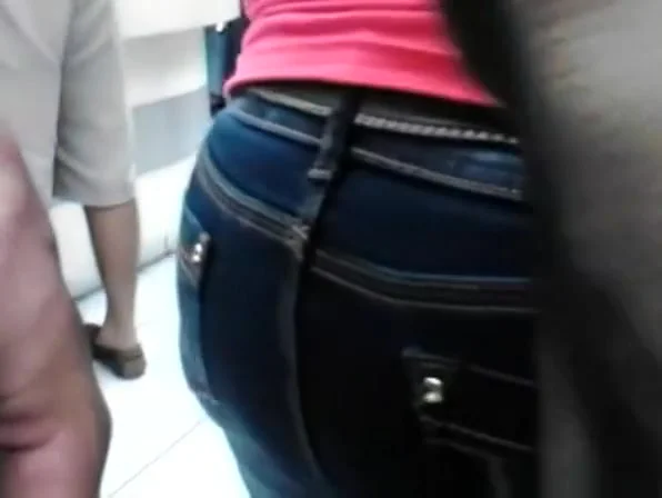 Exhibitionist cums on woman's pants