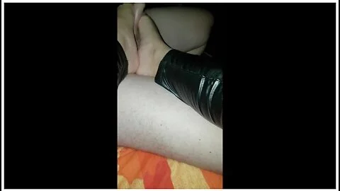 Mistress Darkshine Faux Leather Footjob - Sega Con Piedi