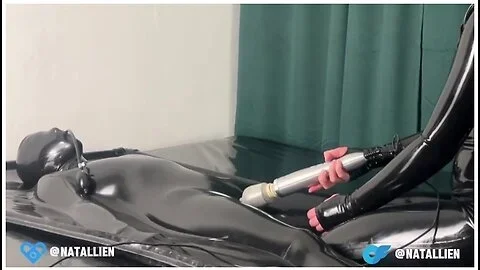 Vacbed Session - Latex Doll Natallien - Fansly Teaser