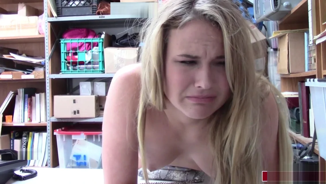 teen 18+ in uniform fucked for stealing