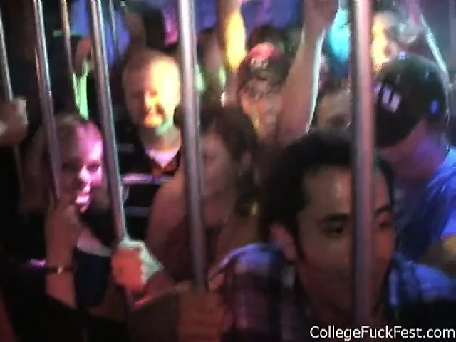 Naughty college bitches enjoy themselves out at a wild nightclub