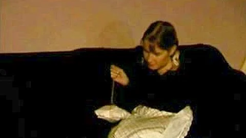 Czech teen got her ass spanked for Christmas