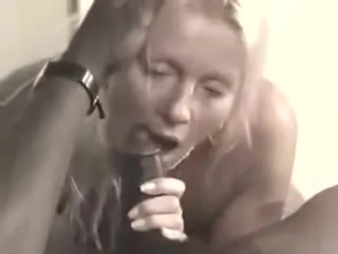 Big cuckold MILF enjoying black and white pricks