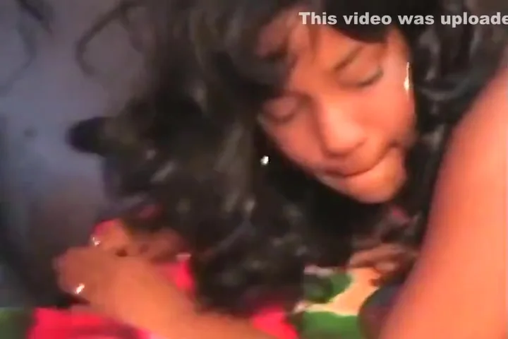 Sexy Black Girl Gets Her Hairy Pussy Filled