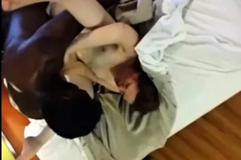 Real wife caught on hidden cam interracial