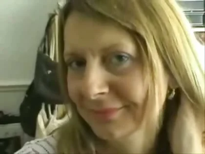 British secretary masturbating at work