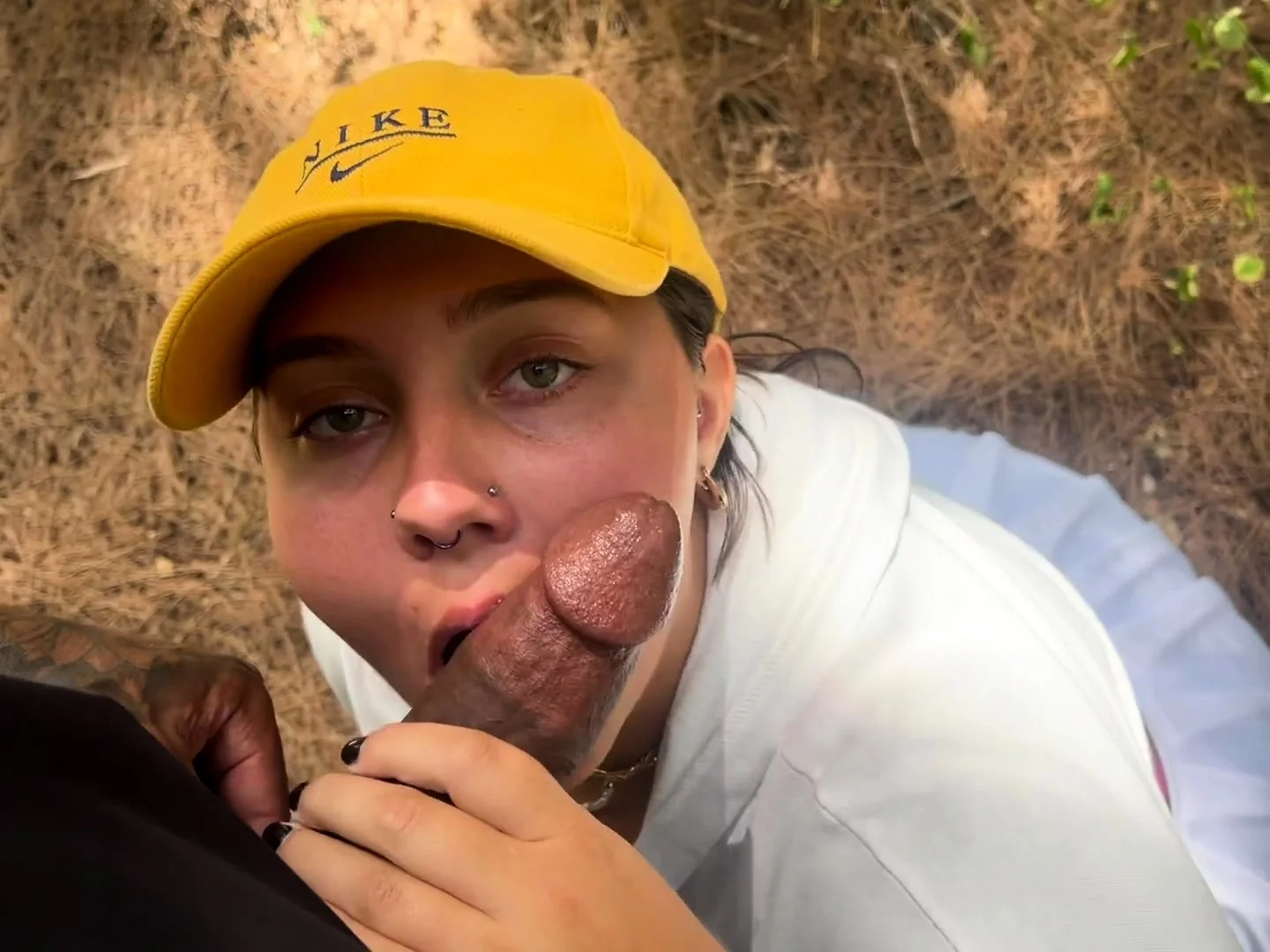 Golf course Blowjob
