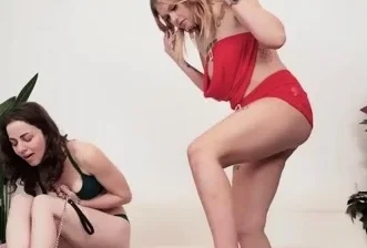 Luna & Juliana - Cum Before Chastity - Bratty Foot