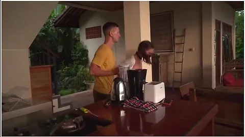Tape Gagged And Fucked In Vacation Home