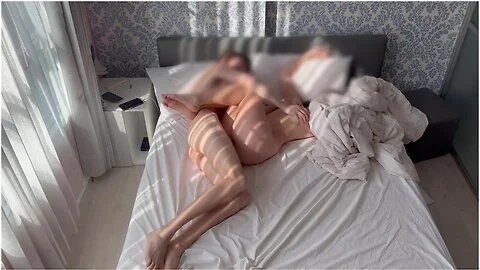 Passionate Sex Of A Real Couple In The Morning, Horny Big Ass
