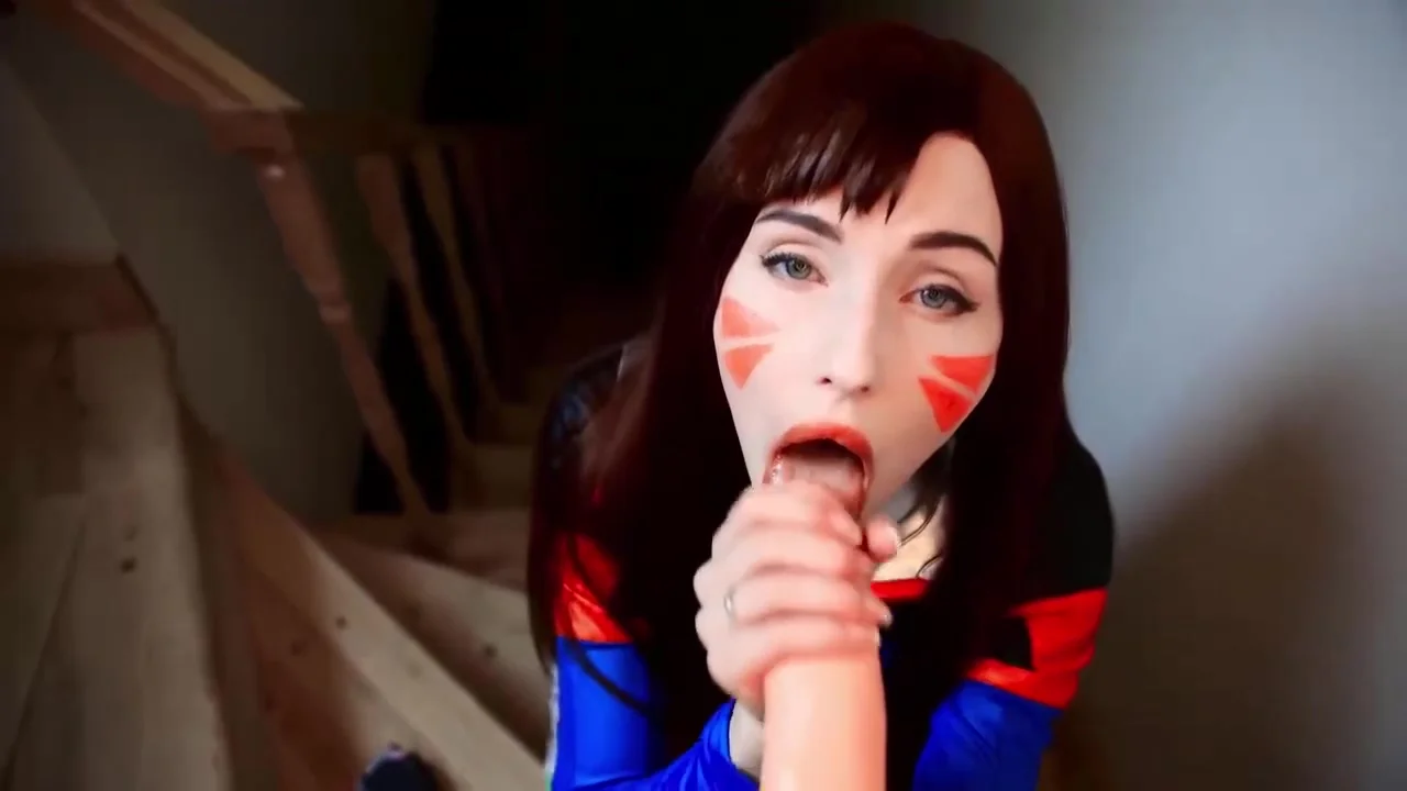 My Kinky Dope And D Va - Deepthroat Blowjob Cosplay Video
