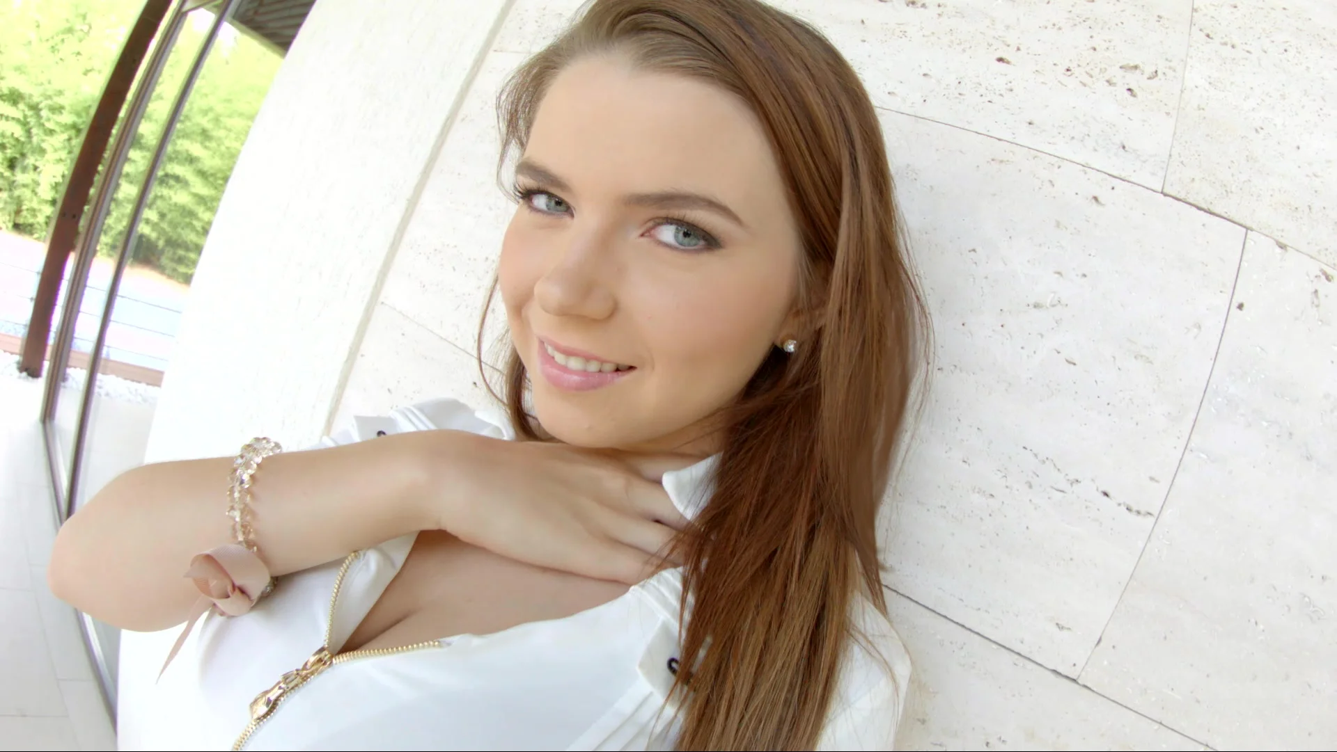 Marina Visconti showing her big natural tits