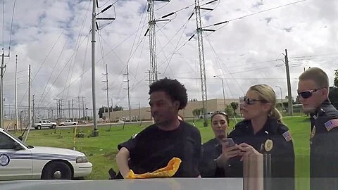 Scared criminal gets caught by perverted milf cops