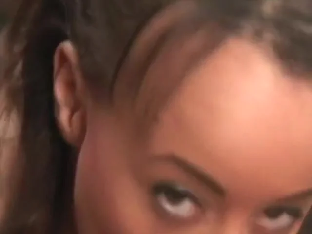 Black Girl Is On Her Knees Sucking Cock In College