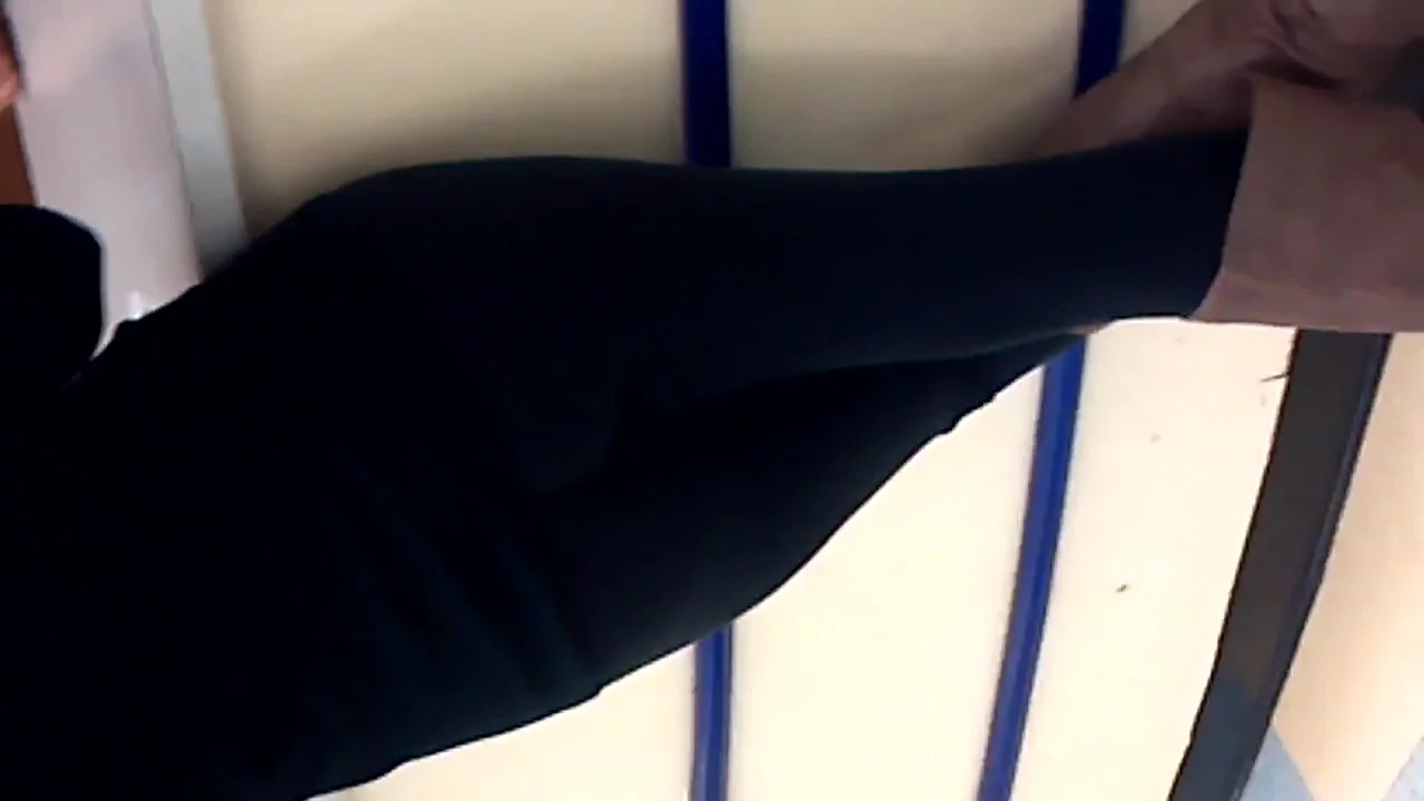 teen 18+ in Black Spandex
