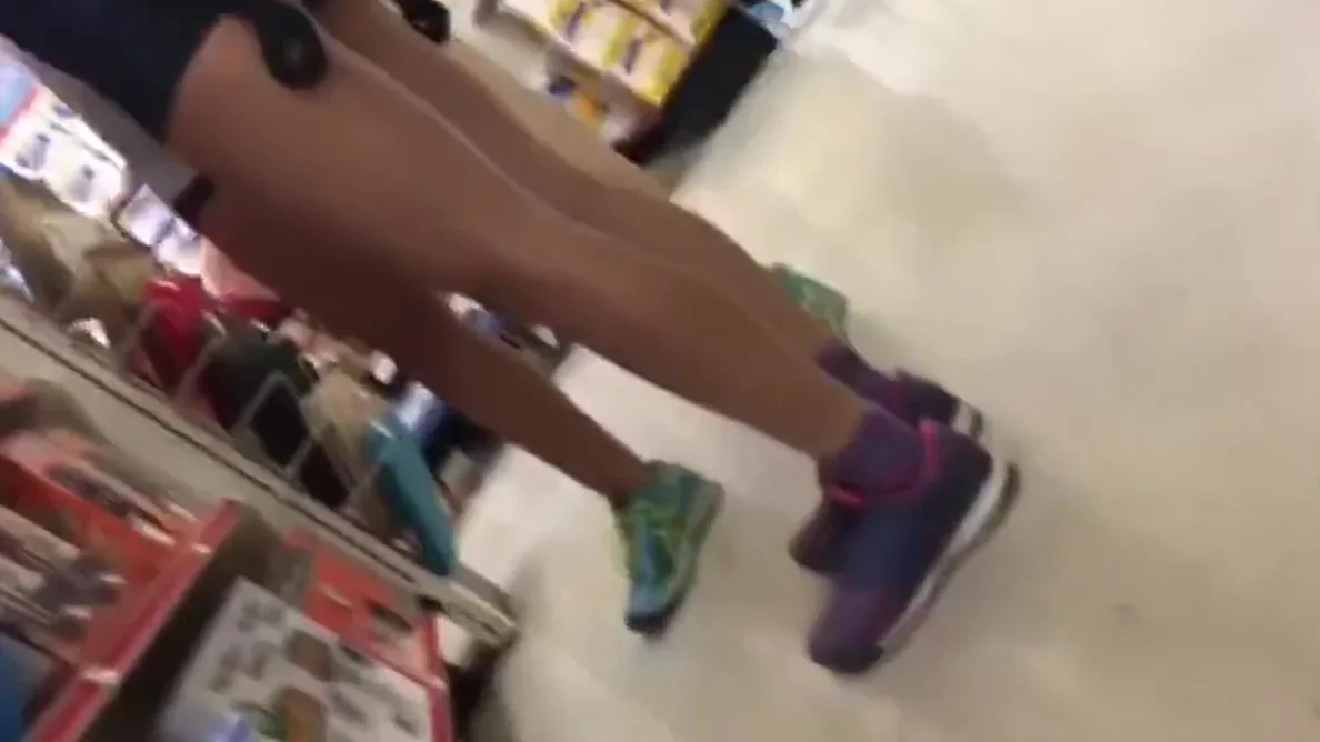 Candid College teen 18+ Booty at the store