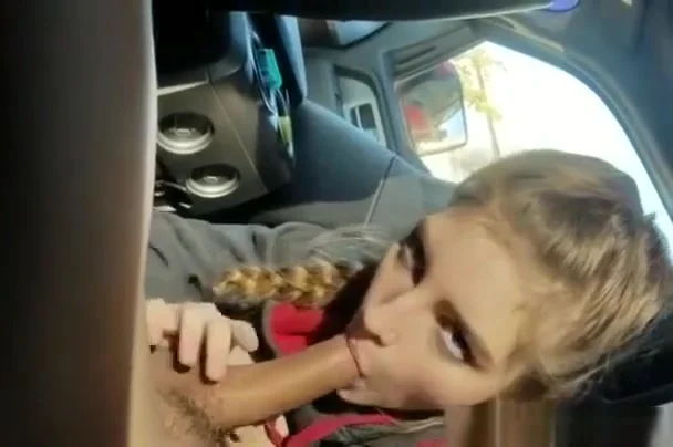 Saying thank you to a driver in her own way