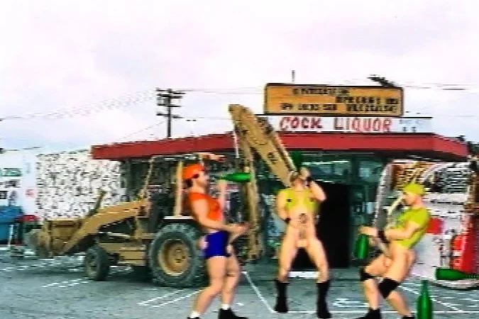 Crazy cartoon with dudes and their big dicks banging some ass
