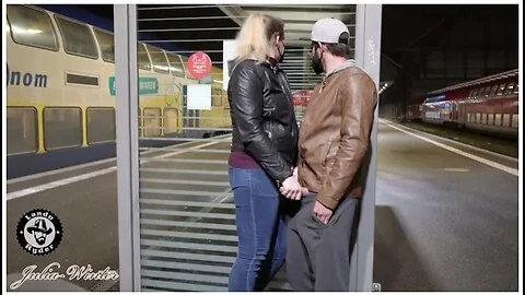 2 Germans Fucking At A Train Station!! With Lando Ryder