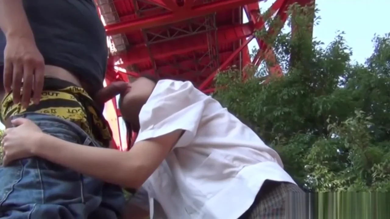 Asian teen 18+ blows dick