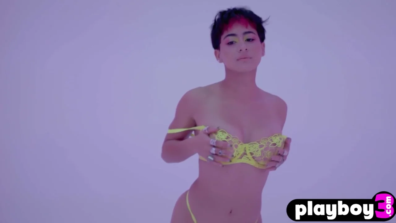 Amazing Latina teen 18+ Shows Hot Big Ass During Posing Action With Mia Valentine