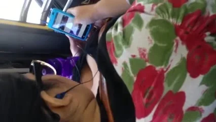 Sexy BBW down blouse 2