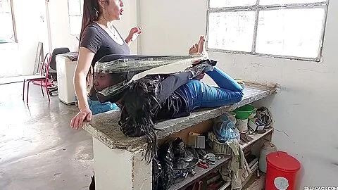 teen 18+ Scammer Fucked Up By Insane Bondage Milf