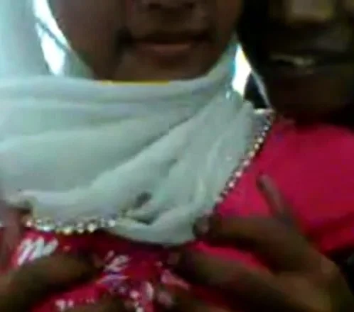 Malay Hijab girl in action